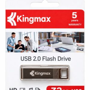 Kingmax USB 2.0 بسعة 32 جيجابايت تصميم معدني انيق