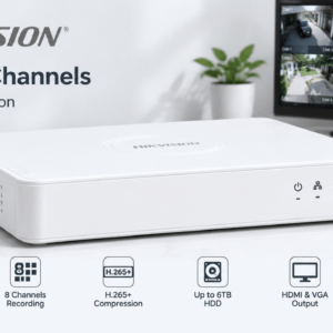 dvr  تسجيل الكاميرات هيكفيجن 8 مخارج بدقة 2 ميجابكسل (DS-7108HGHI)