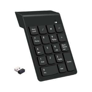 لوحة مفاتيح الأرقام اللاسلكية الصغيرة (Mini Numeric Keypad Wireless