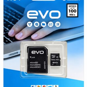 Micro SD Memory EVO Card XC1 Speed Up To 100 MB/s - 64 GB